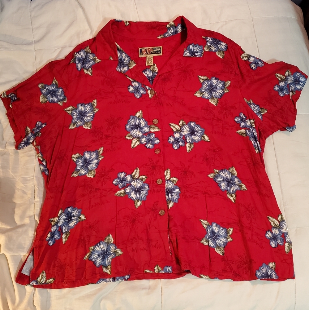 Red Hawaiian Shirt